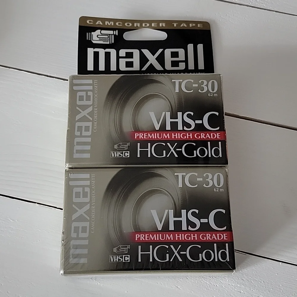 Maxell VHS-C Camcorder Tapes